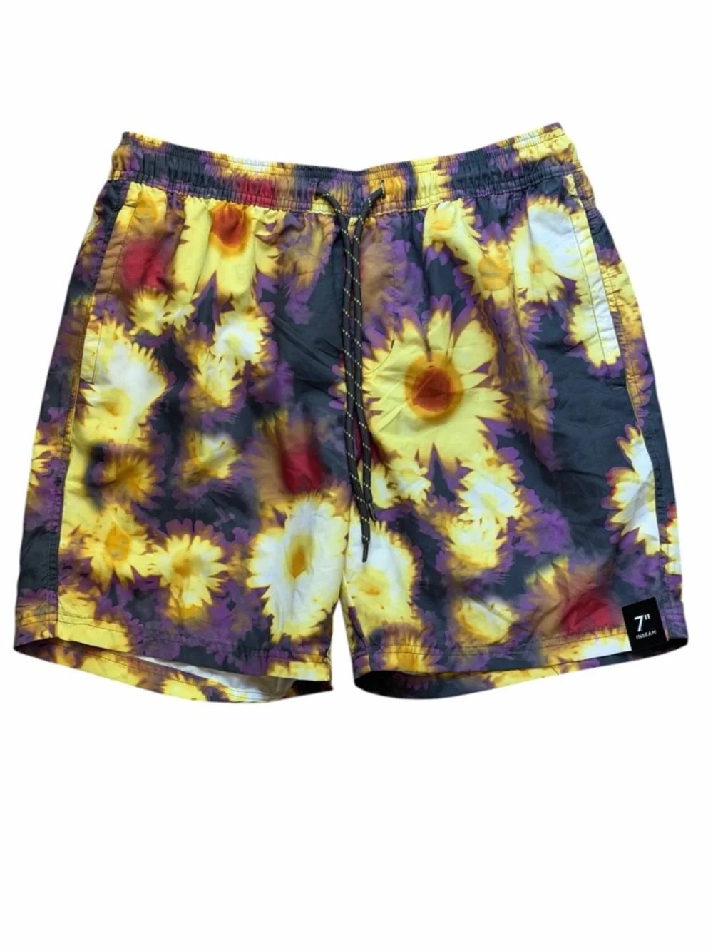 NWT M No Boundaries Pool Party Swim Trunks Men’s Graphic Print Board Shorts
